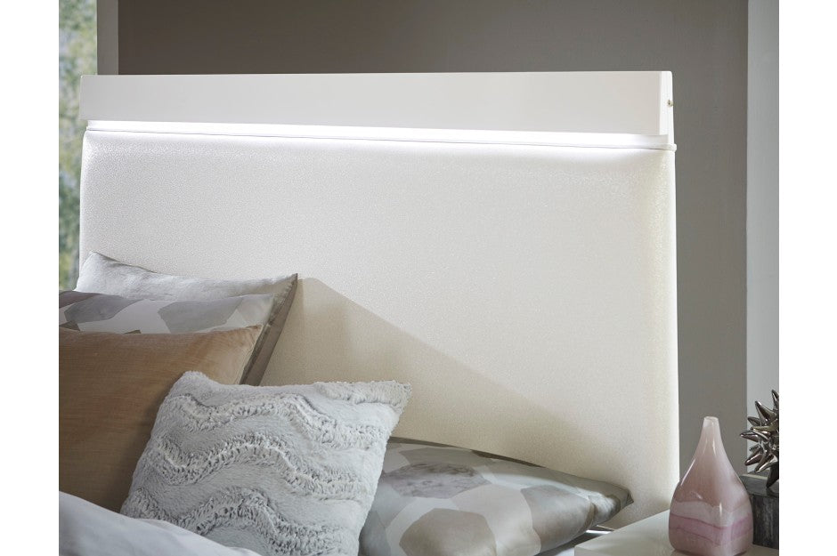 Collection de chambres Karen White avec éclairage LED