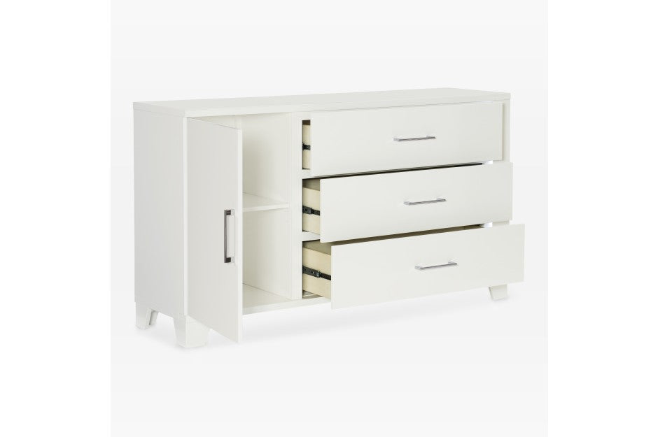 Collection de chambres Karen White avec éclairage LED