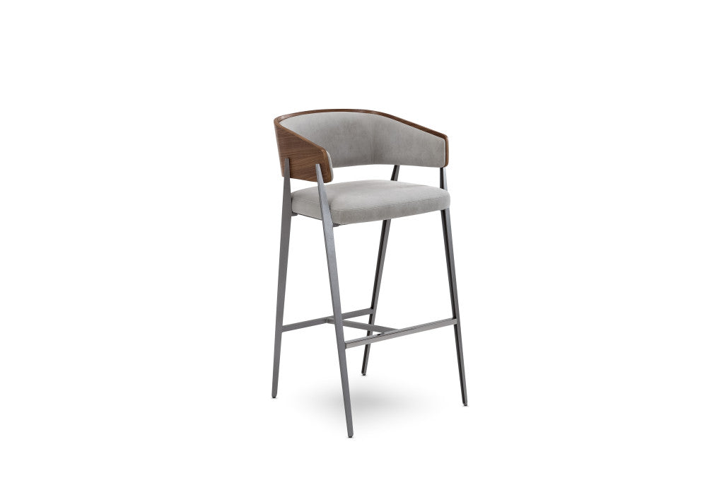 Tabouret Aria style Mid Century, hauteur bar ou comptoir
