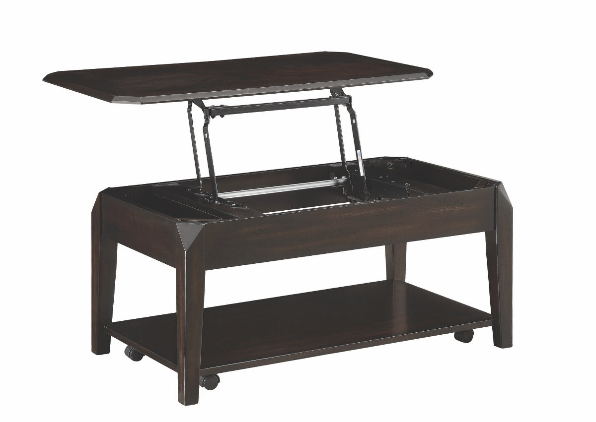 Collection de tables d'appoint Foley avec plateau relevable et rangement