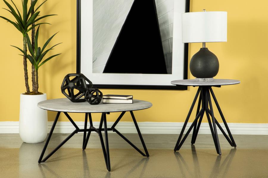 Collection de tables d'appoint Hallie