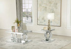 Collection de tables d'appoint Briana Mirror