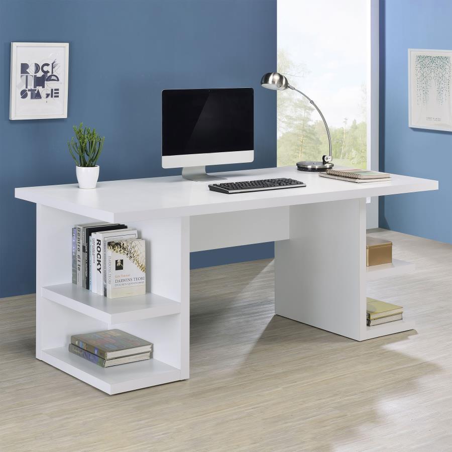 Bureau moderne blanc Alec