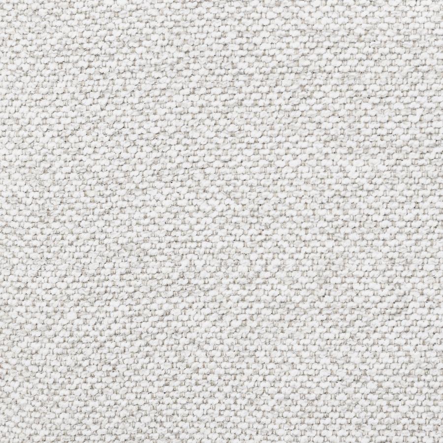 Fauteuil pivotant en tissu bouclé beige