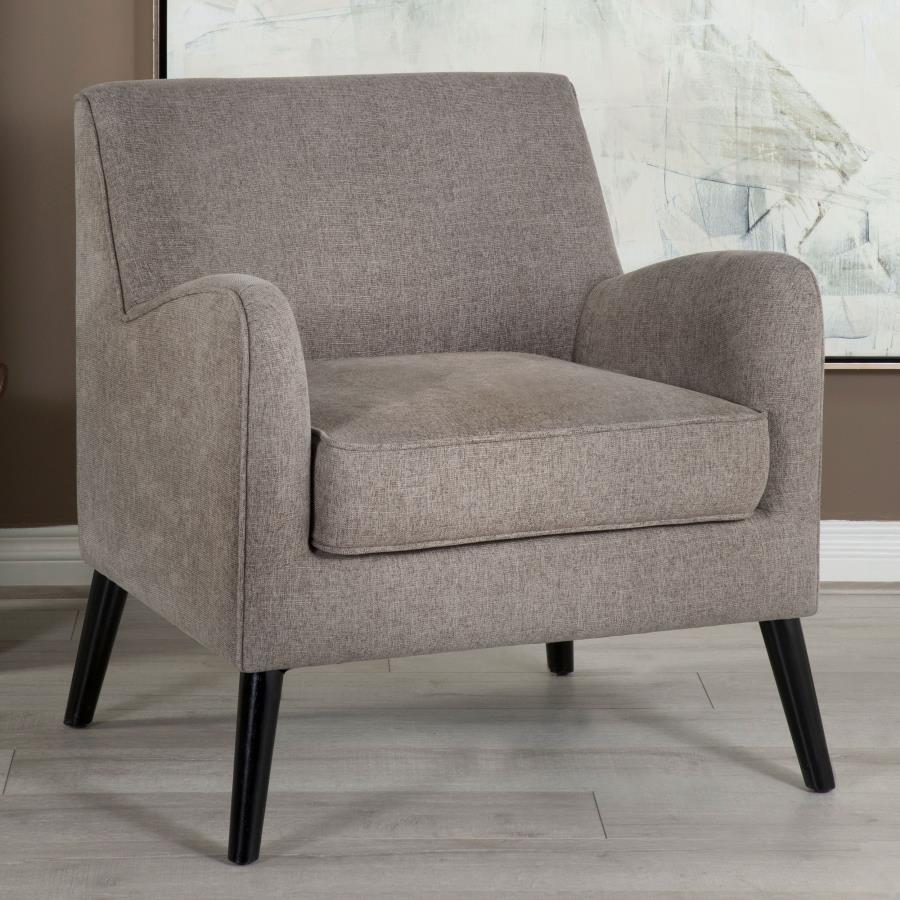 Fauteuil d'appoint Charles style Mid Century disponible en 2 coloris