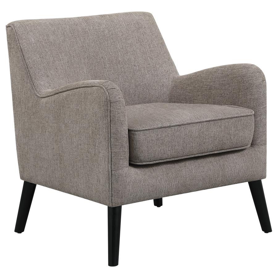 Fauteuil d'appoint Charles style Mid Century disponible en 2 coloris