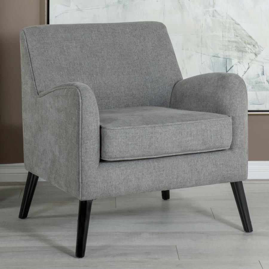Fauteuil d'appoint Charles style Mid Century disponible en 2 coloris