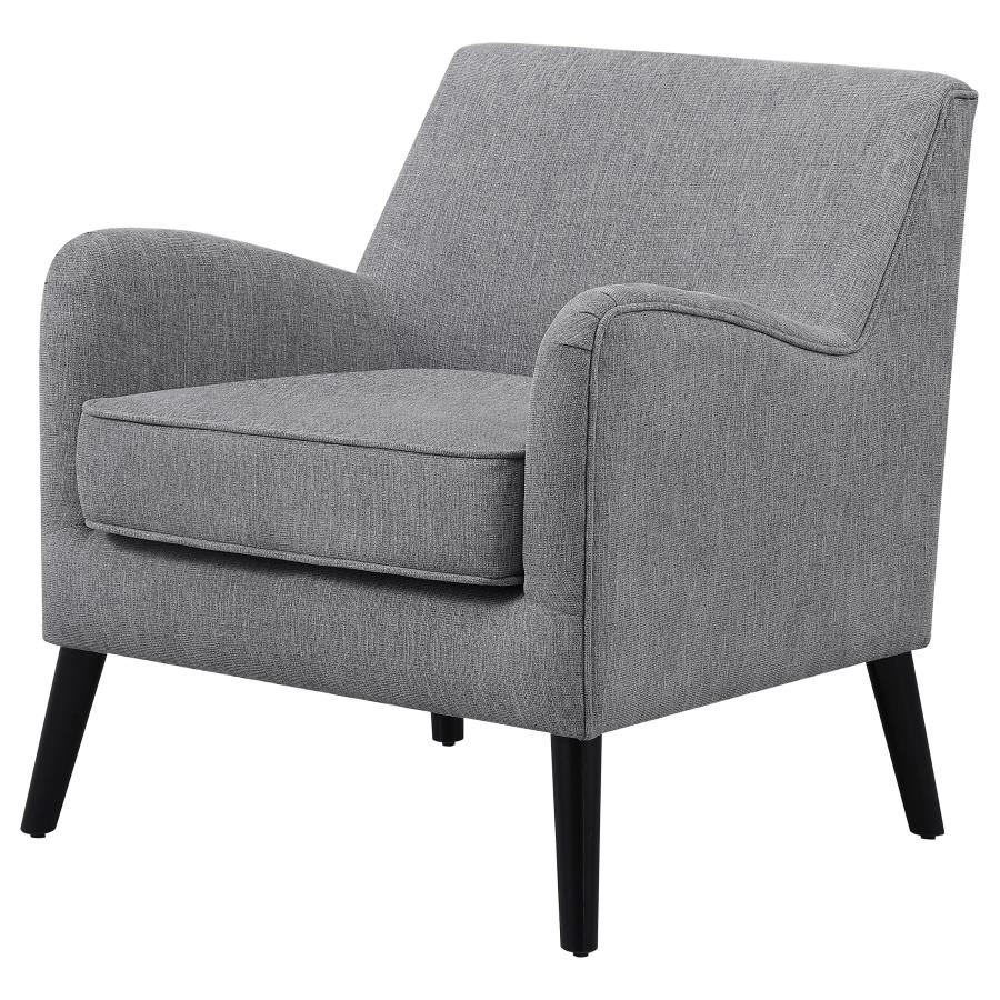 Fauteuil d'appoint Charles style Mid Century disponible en 2 coloris