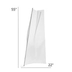 Lampadaire à intensité variable en dentelle acrylique