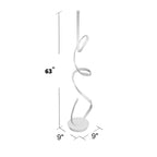 Lampadaire LED Damien disponible en 6 finitions