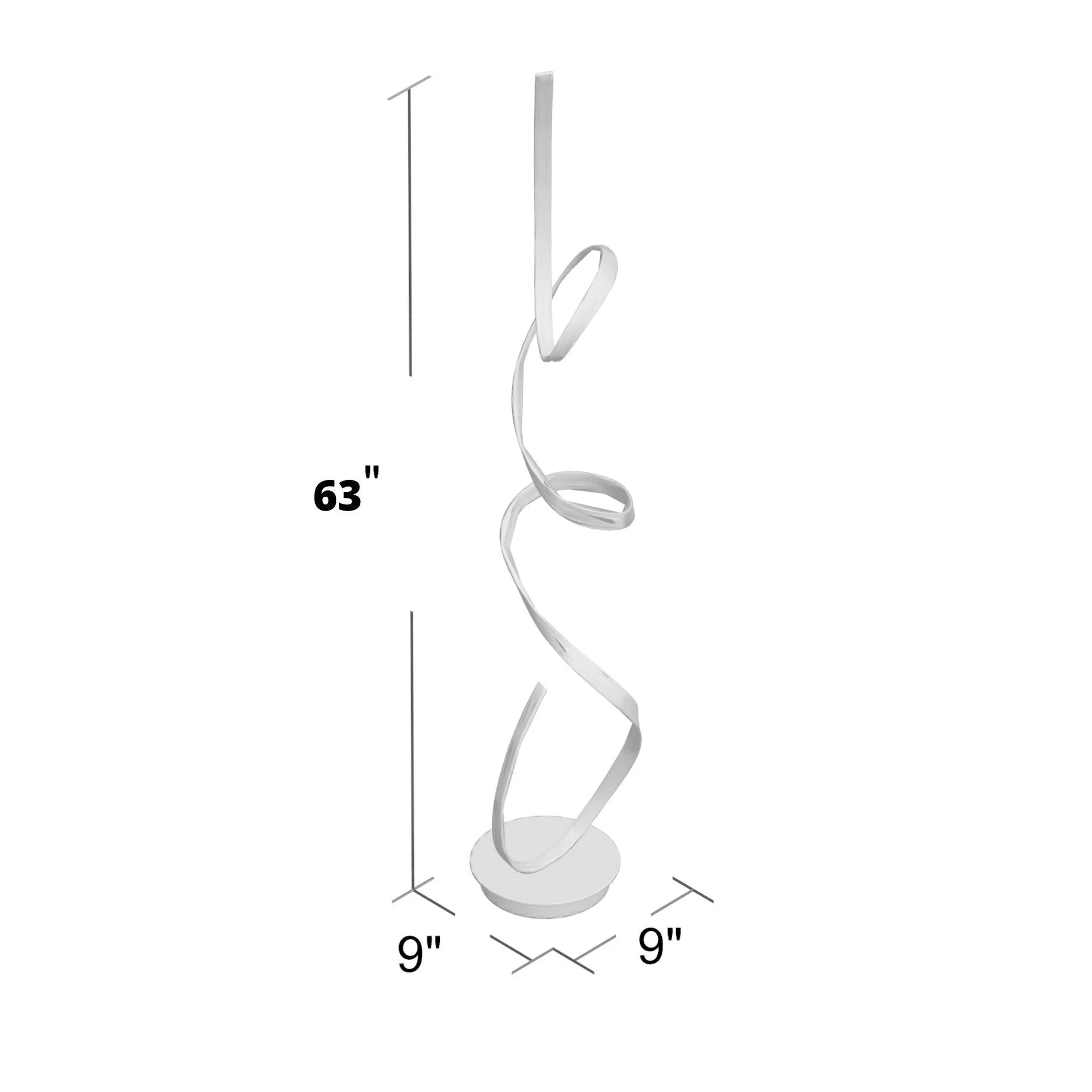 Lampadaire LED Damien disponible en 6 finitions