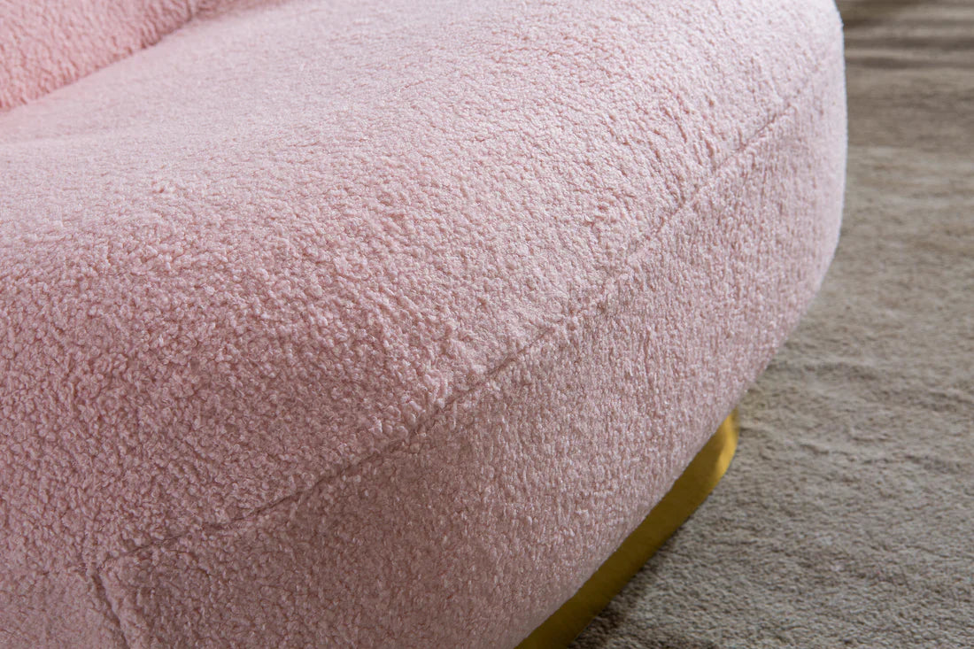 Fauteuil pivotant en tissu disponible en 4 coloris