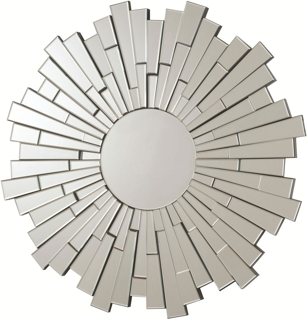 Miroir mural rond moderne Burst