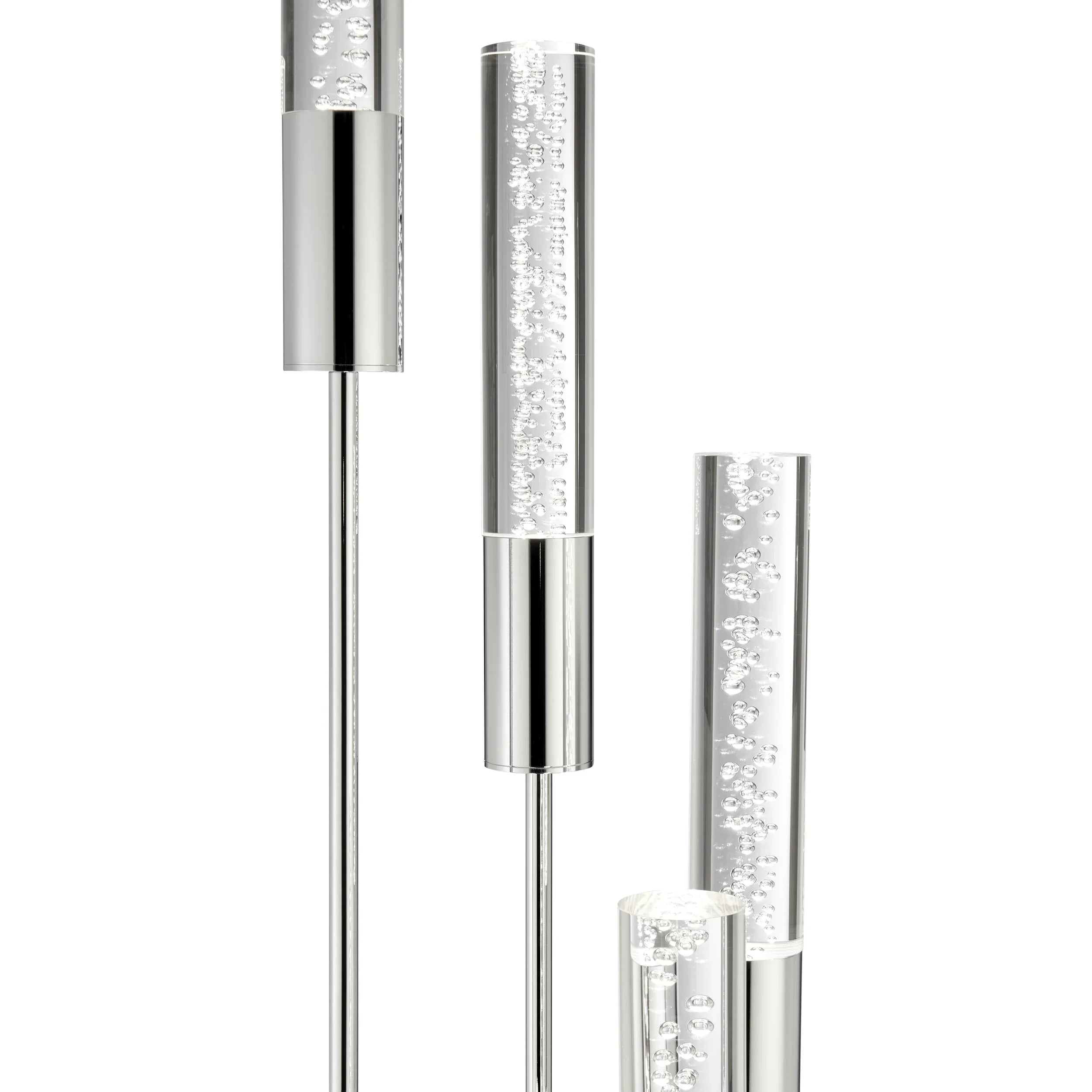 Lampadaire LED en acrylique à 5 lumières