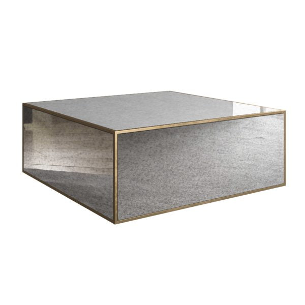 Table basse miroir Anna disponible en 2 tailles