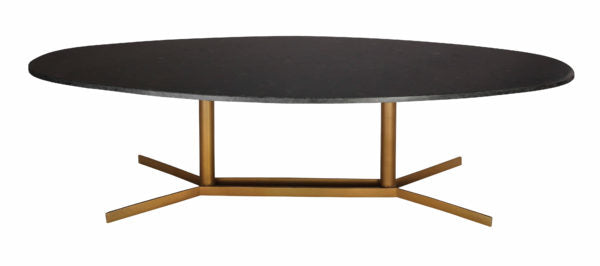 Table d'appoint en marbre noir Gamma