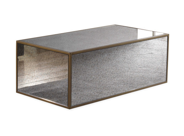 Table basse miroir Anna disponible en 2 tailles