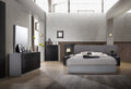 Collection de chambres modernes Becca grises et noires