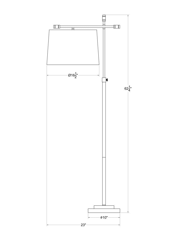 Lampadaire d'appoint Aileen